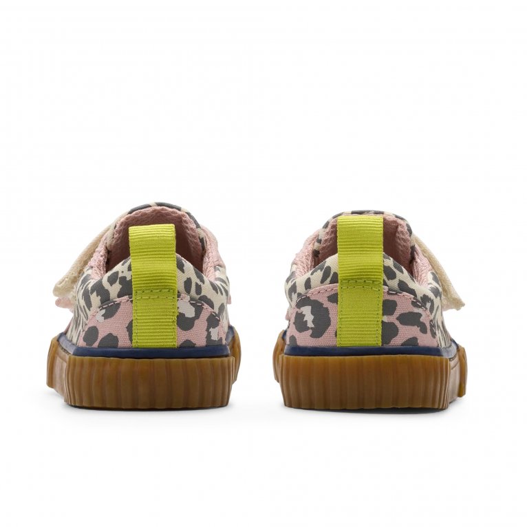 Charles Clinkard Clarks Foxing Vibe T Girls Infant Canvas Shoes