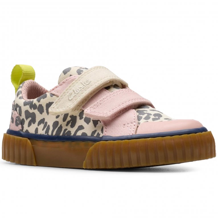charles clinkard Clarks Foxing Vibe T Girls Infant Canvas Shoes