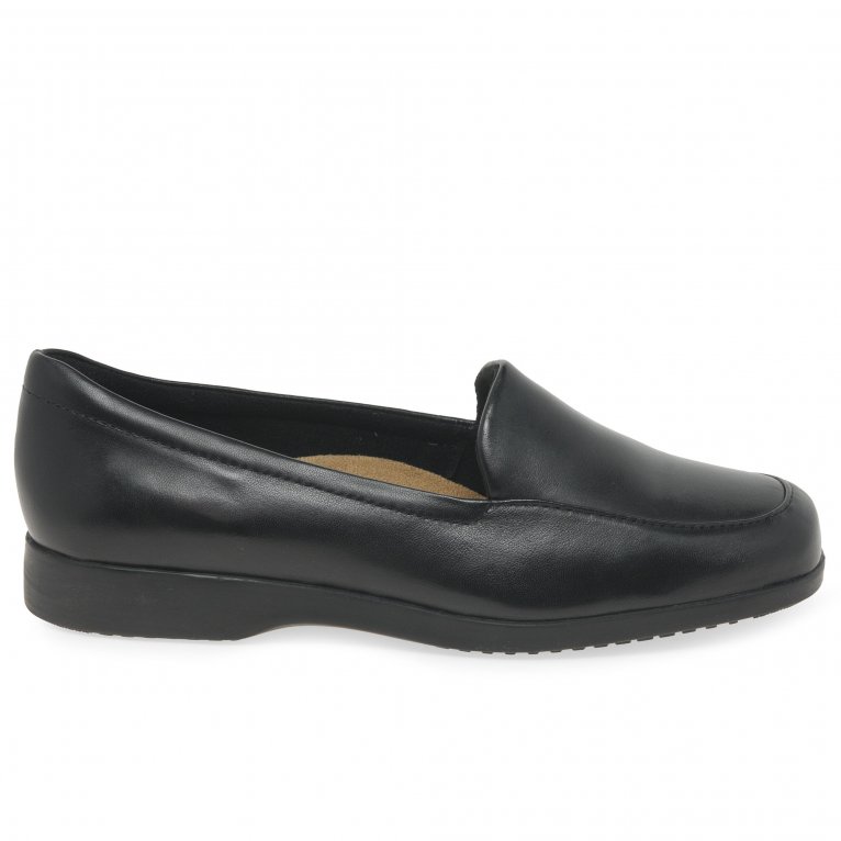 Charles Clinkard Clarks Georgia Womens Wide Fit Loafers