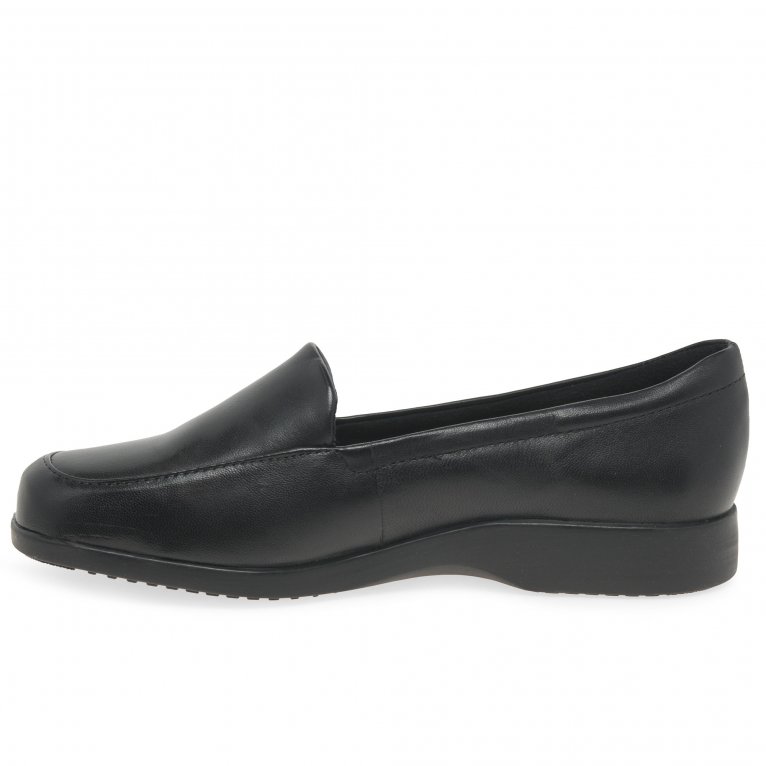 Charles Clinkard Clarks Georgia Womens Wide Fit Loafers