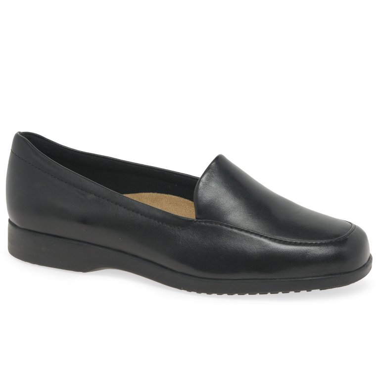 charles clinkard Clarks Georgia Womens Wide Fit Loafers