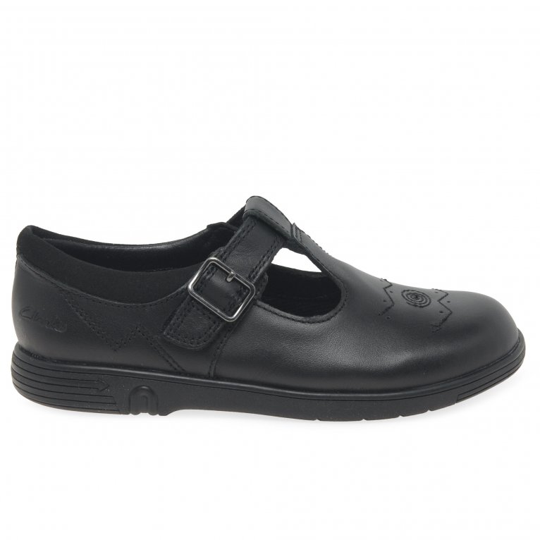 Charles Clinkard Clarks Jazzy Tap K Girls School Shoes