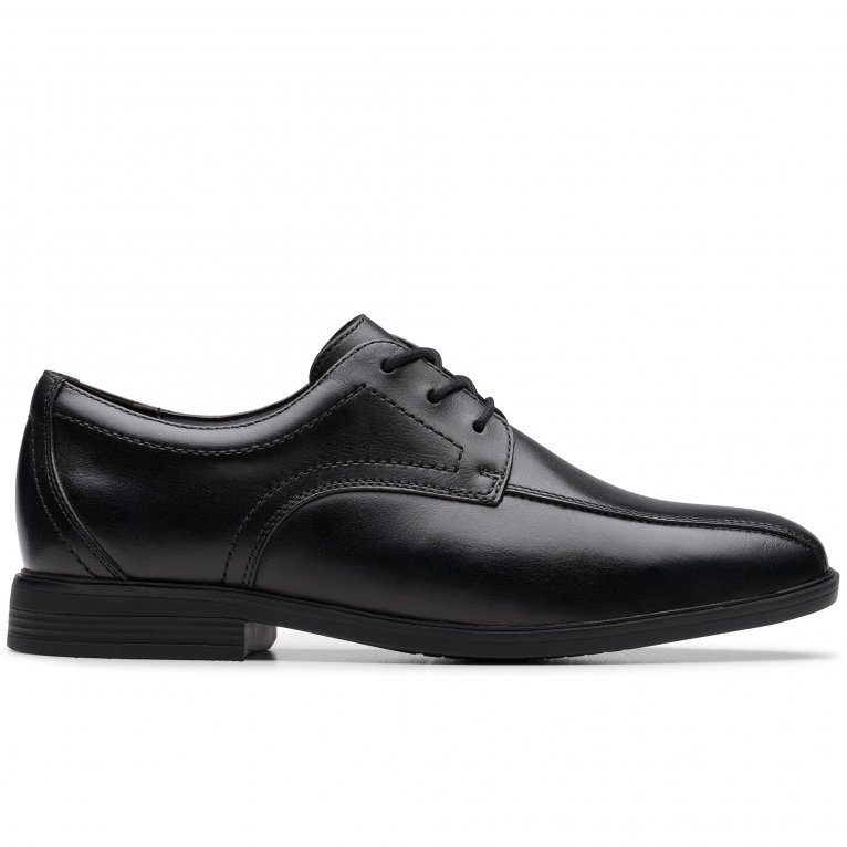 Charles Clinkard Clarks Jonwin Loop Y Boys Senior School Shoes