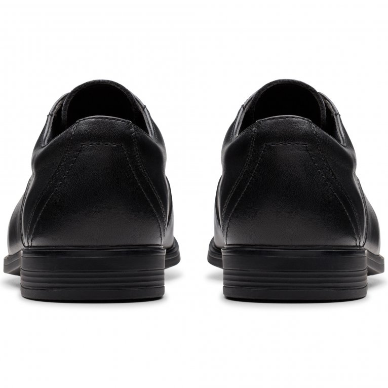 Charles Clinkard Clarks Jonwin Step Y Boys Senior School Shoes