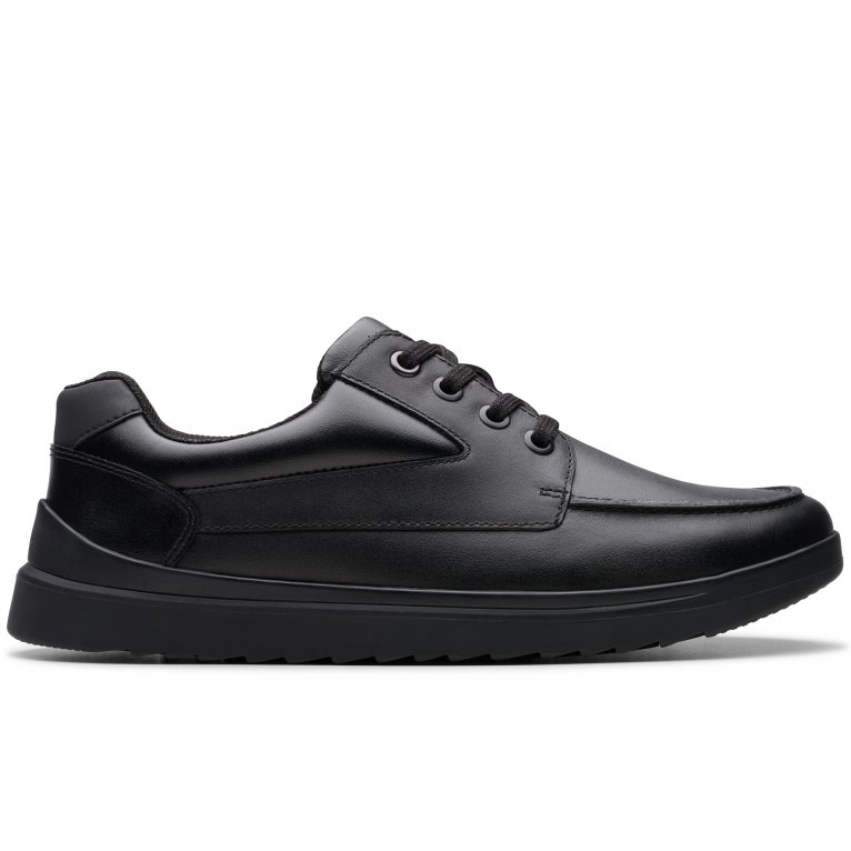 Charles Clinkard Clarks Keelan Flare Y Boys Senior School Shoes