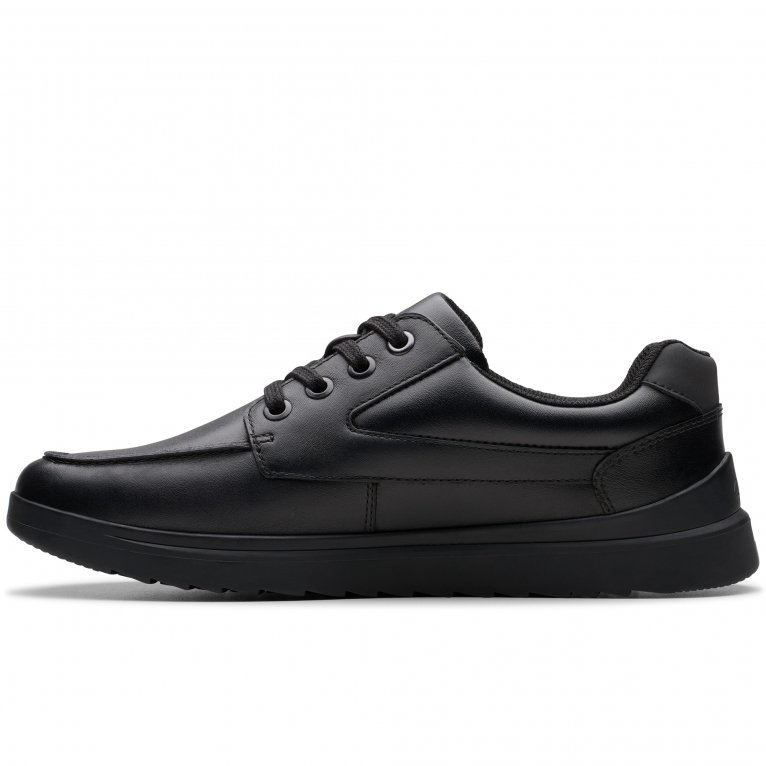 Charles Clinkard Clarks Keelan Flare Y Boys Senior School Shoes