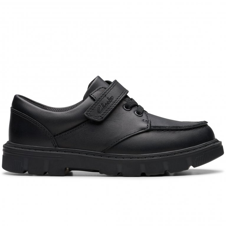 Charles Clinkard Clarks Lorcam Edge K Boys School Shoes