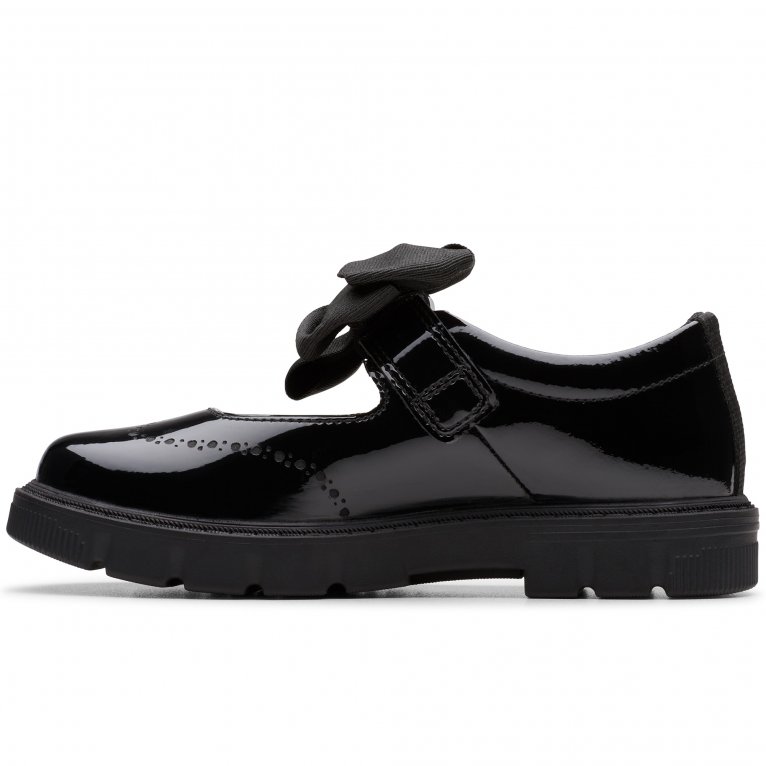 Charles Clinkard Clarks Lorcam Jane K Girls School Shoes