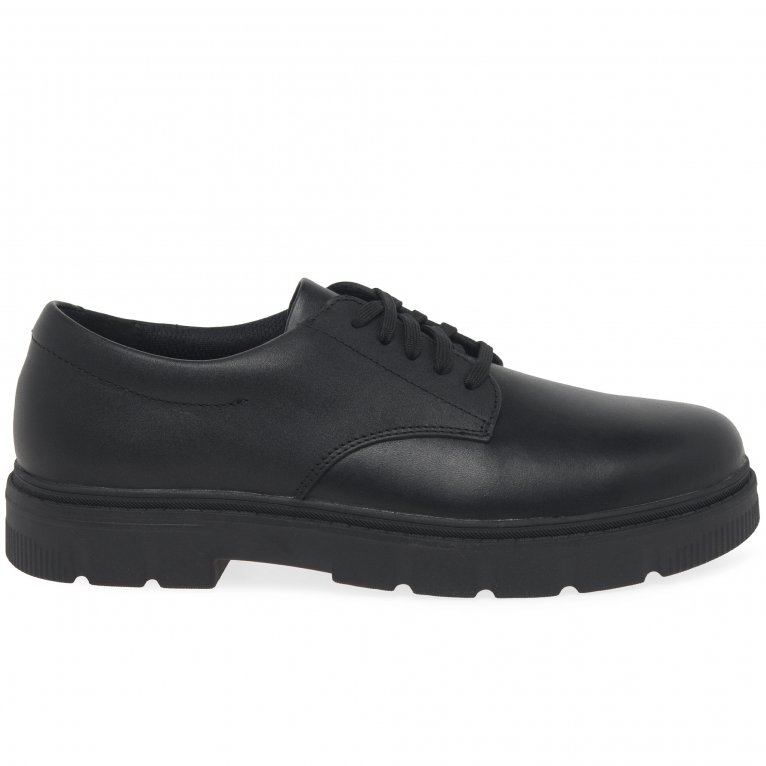 Charles Clinkard Clarks Lorcam Loop Y Boys Senior School Shoes