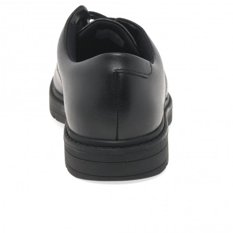 Charles Clinkard Clarks Loxham Derby Y Senior Kids School Shoes