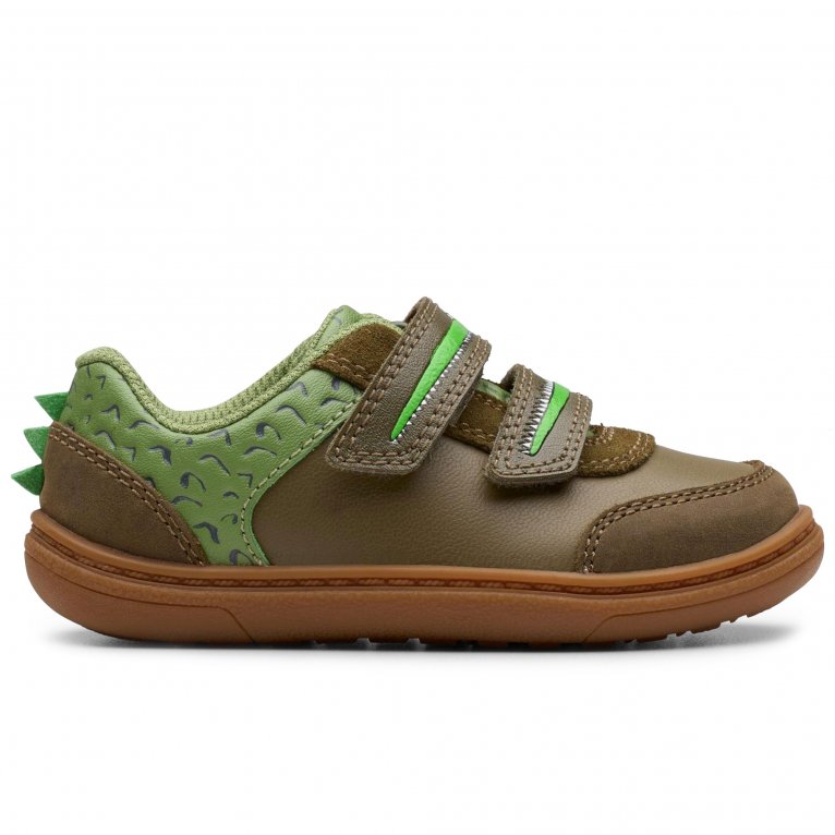 Charles Clinkard Clarks RD Flash Snap Kids First Shoes