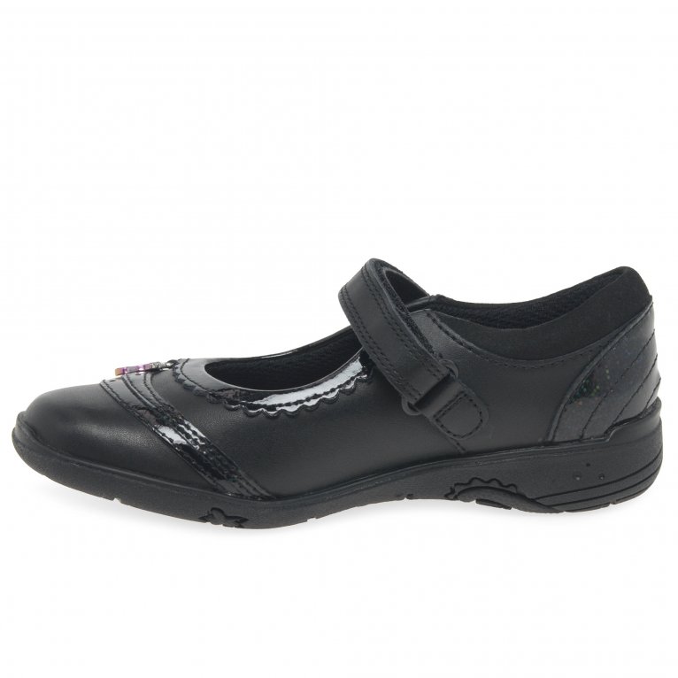 Charles Clinkard Clarks Relda Spark K Girls School Shoes