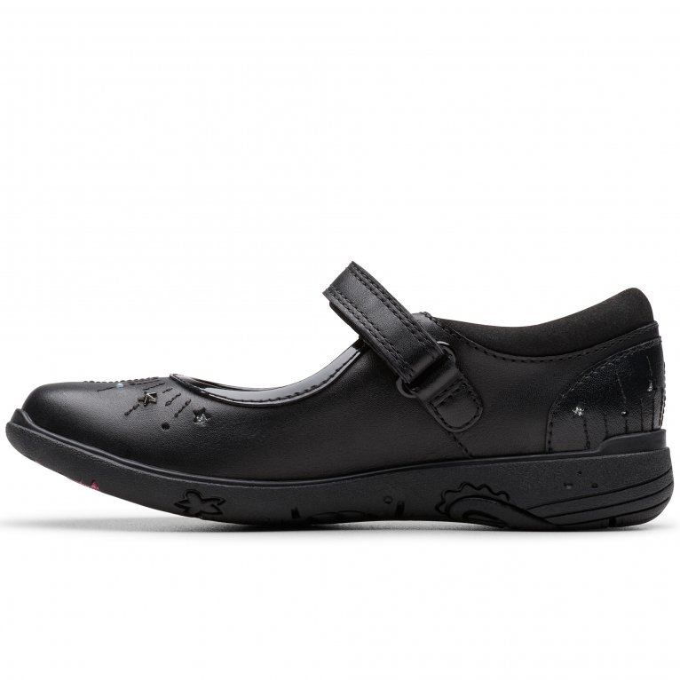 Charles Clinkard Clarks Relda Wish K Girls School Shoes