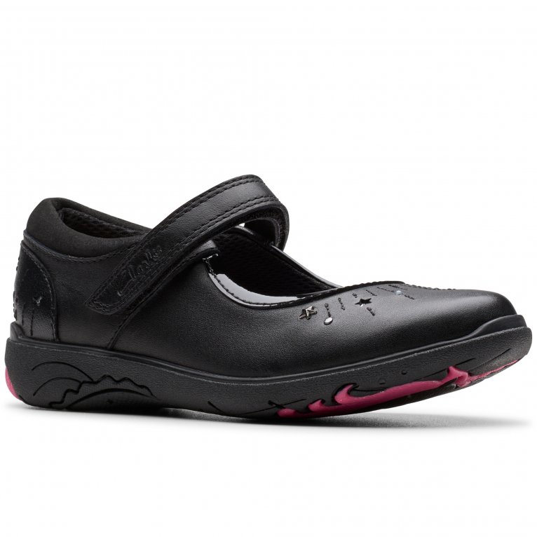 charles clinkard Clarks Relda Wish K Girls School Shoes