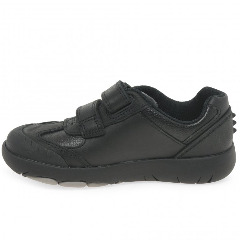 Charles Clinkard Clarks Rex Stride T Boys Infant School Shoes