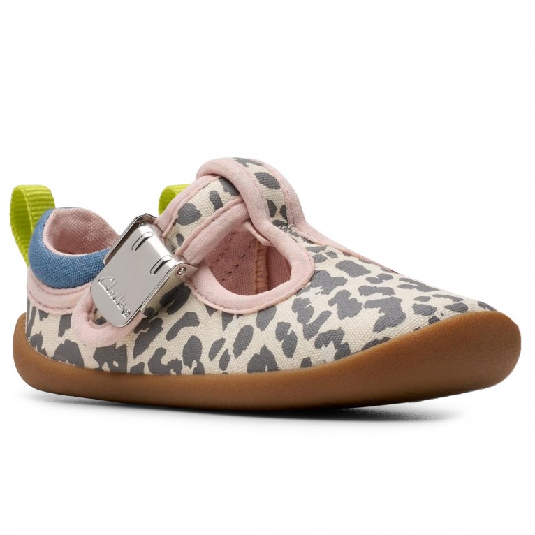 charles clinkard Clarks Roamer Vibe T Cirls Infant Canvas Shoes
