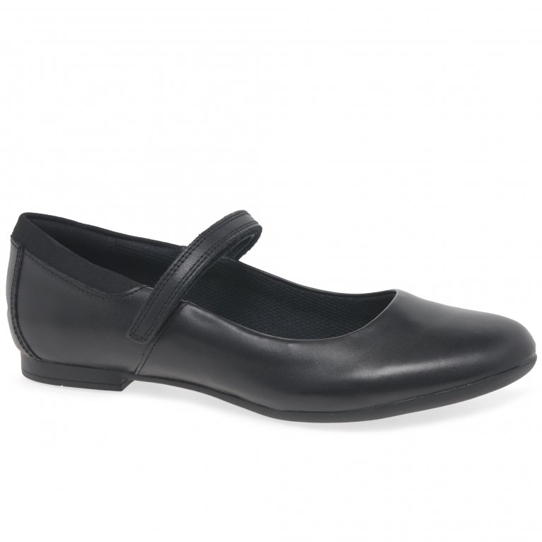 charles clinkard Clarks Scala Dawn Y Girls Senior School Shoes