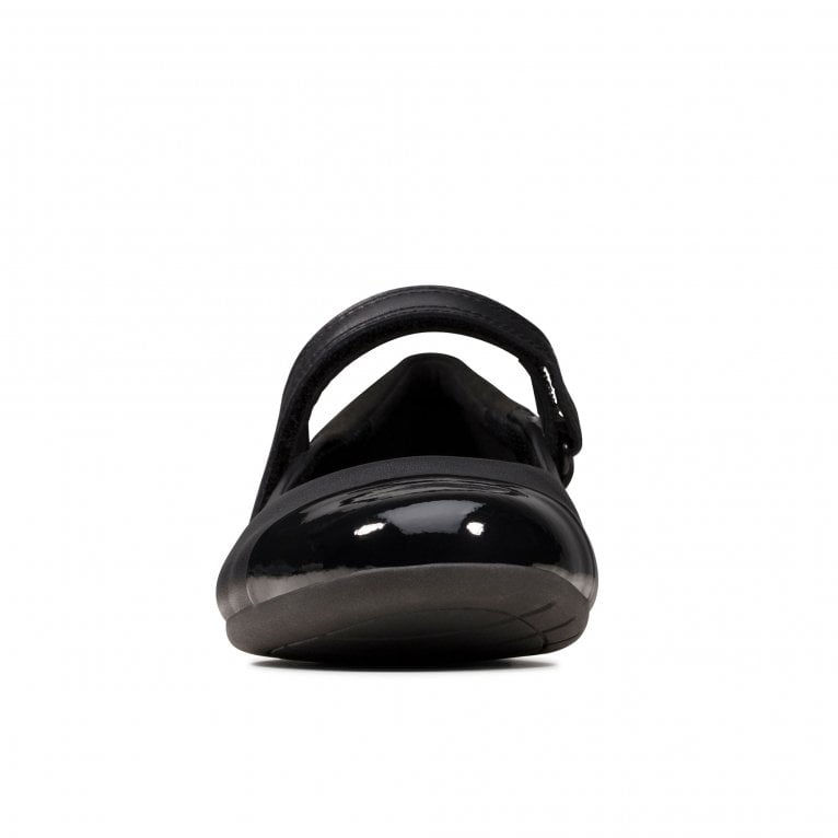 Charles Clinkard Clarks Scala Gem Y Girls Senior School Shoes
