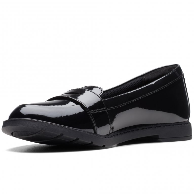 Charles Clinkard Clarks Scala Loafer Y Girls Senior School Shoes