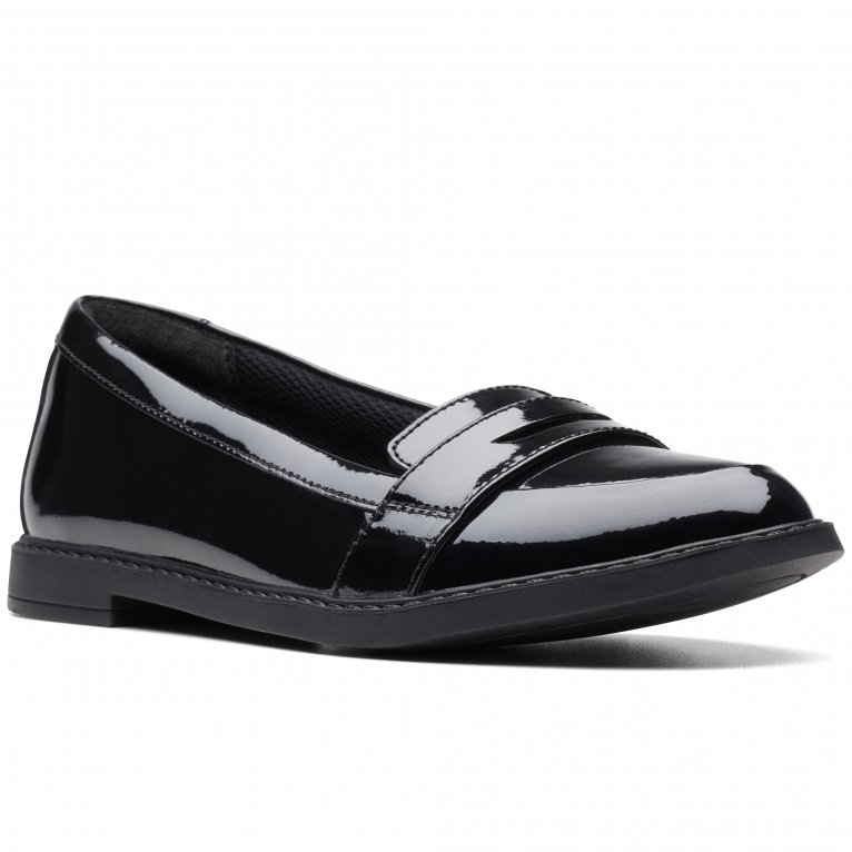 charles clinkard Clarks Scala Loafer Y Girls Senior School Shoes
