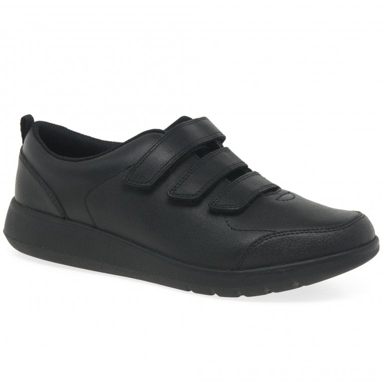 charles clinkard Clarks Scape Sky Boys School Shoes