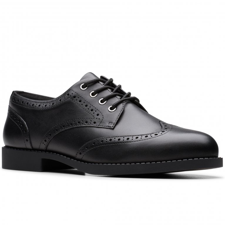 charles clinkard Clarks Tapa Pure Y Girls Senior School Shoes