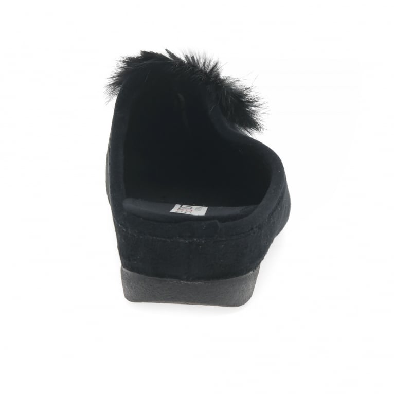 Charles Clinkard Cosdam Pom Pom Womens Slip On Mule Slippers