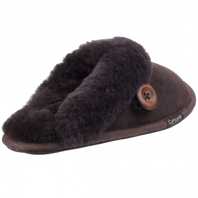Charles Clinkard Cotswold Lechlade Sheepskin Womens Slippers