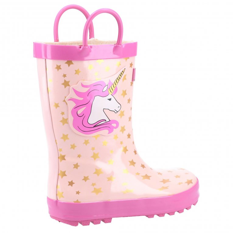 Charles Clinkard Cotswold Puddle Girls Wellington Boots