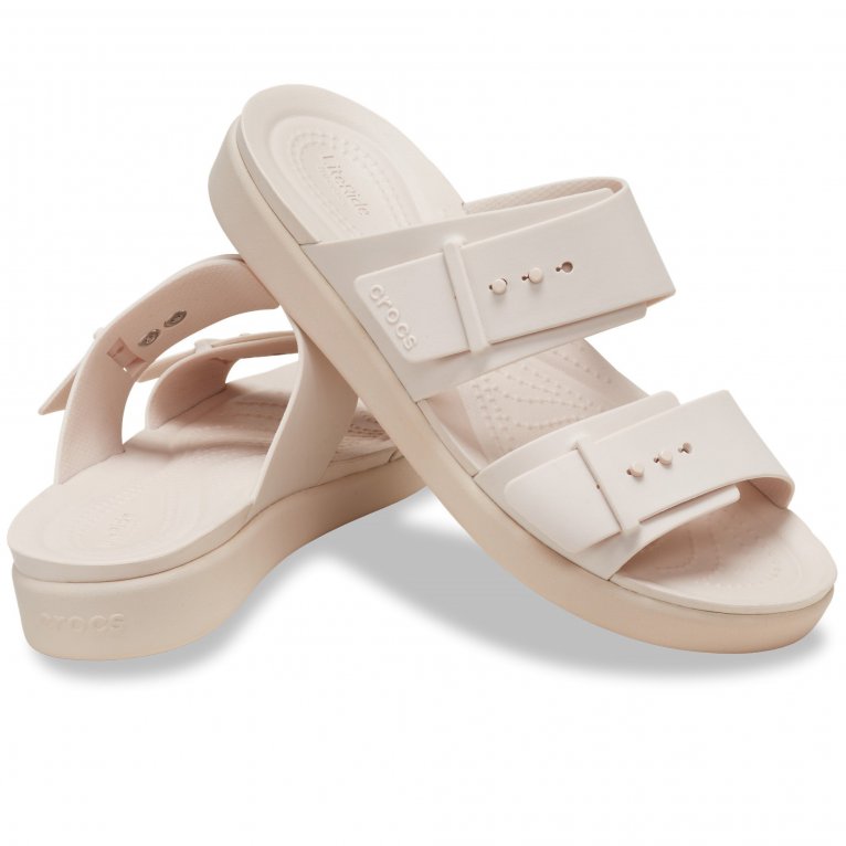 Charles Clinkard Crocs Brooklyn Buckle Low Womens Sandals