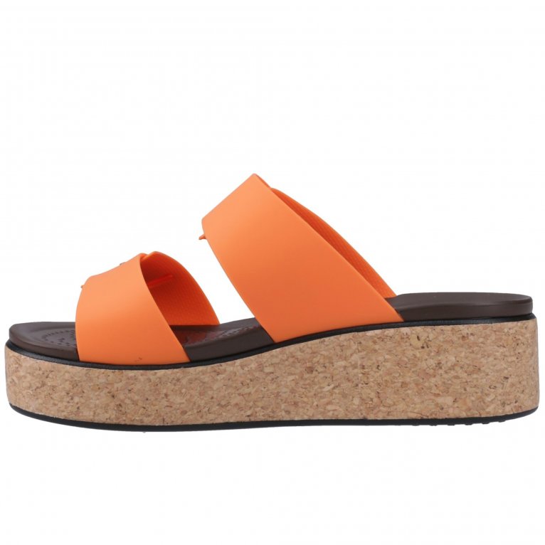 Charles Clinkard Crocs Brooklyn Buckle Womens Low Wedge Sandals