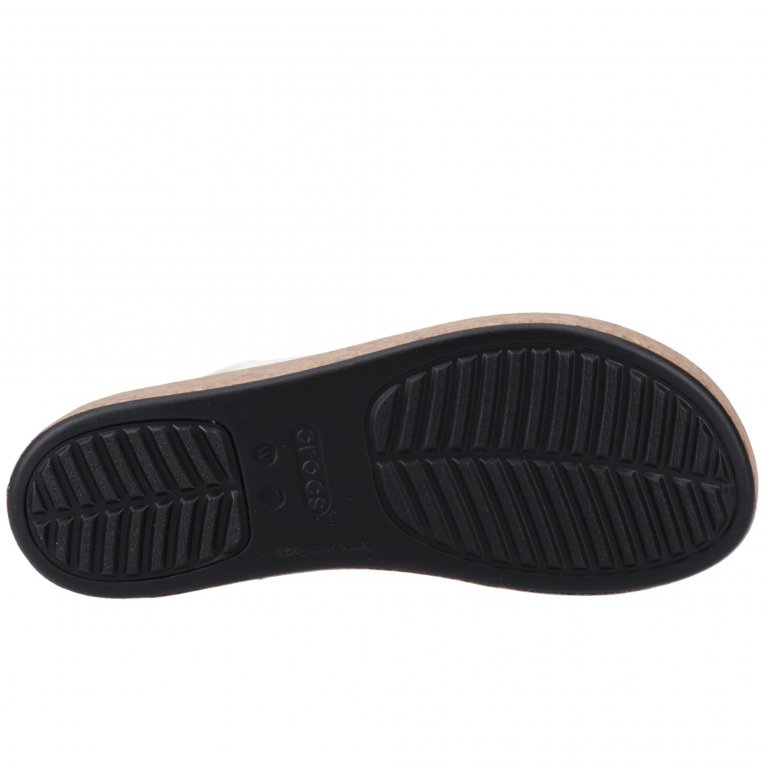 Charles Clinkard Crocs Brooklyn Cork Womens Low Wedge Sandals