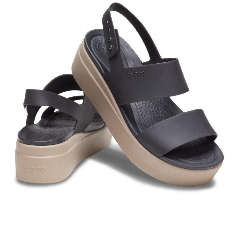 Charles Clinkard Crocs Brooklyn Low Womens Wedge Sandals