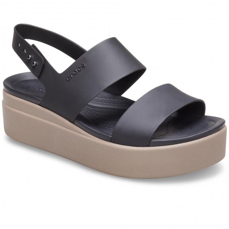 charles clinkard Crocs Brooklyn Low Womens Wedge Sandals