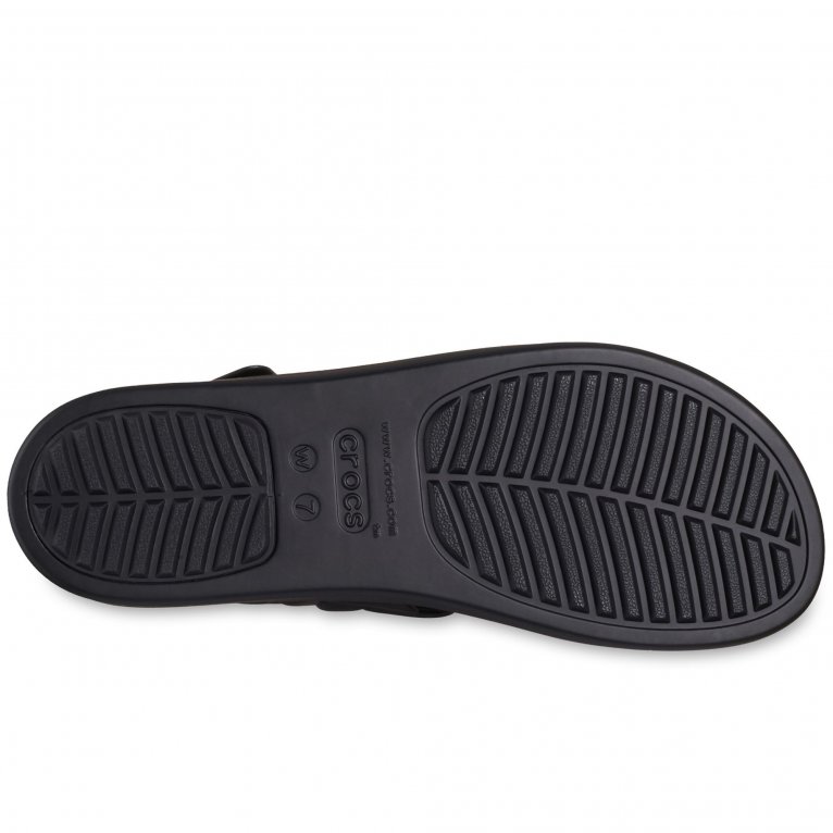 Charles Clinkard Crocs Brooklyn Woven Womens Low Wedge Sandals