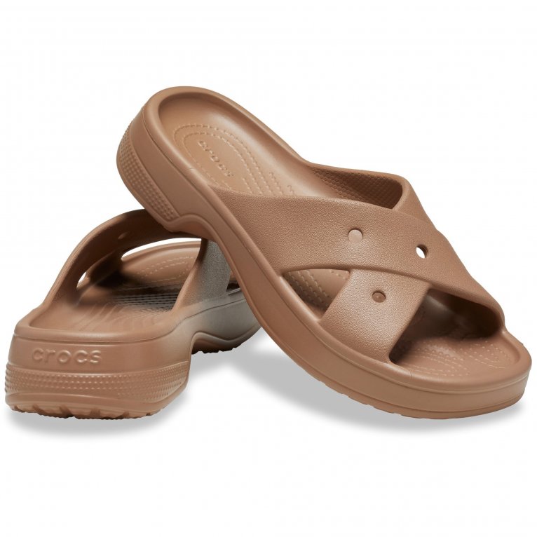 Charles Clinkard Crocs Classic Cross Strap Womens Sandals
