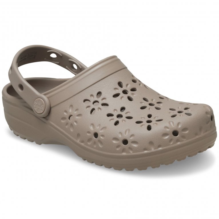 charles clinkard Crocs Classic Floral Cut Out Womens Clogs