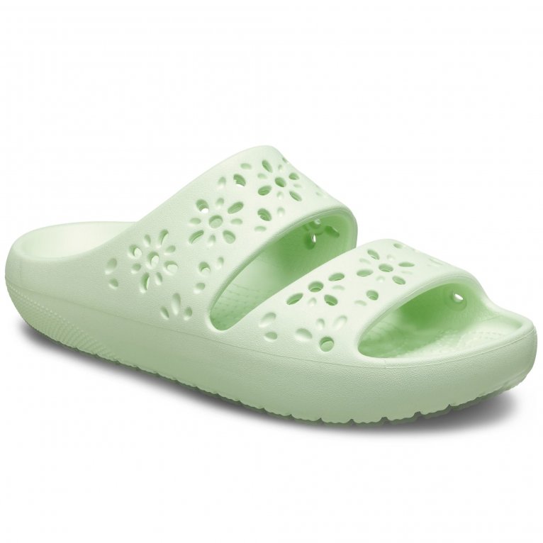 charles clinkard Crocs Classic Floral Cut Out Womens Sandals