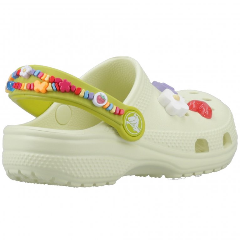 Charles Clinkard Crocs Classic Fun Lab Friendship Bracelet Girls Clogs