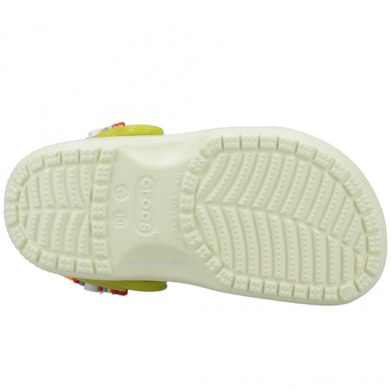 Charles Clinkard Crocs Classic Fun Lab Friendship Bracelet Girls Clogs