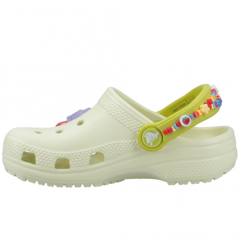 Charles Clinkard Crocs Classic Fun Lab Friendship Bracelet Girls Clogs
