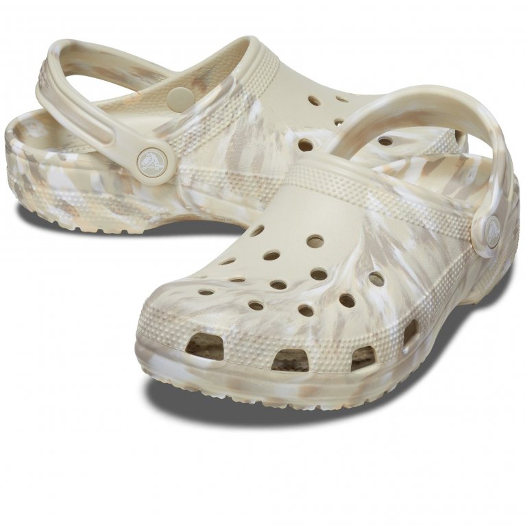 Charles Clinkard Crocs Classic Marbled Womens Clogs