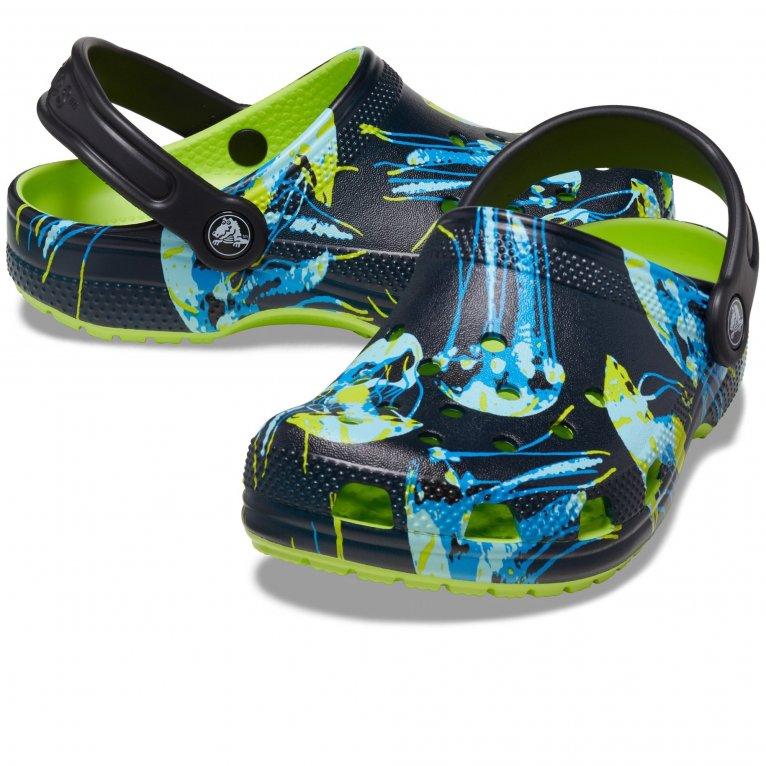 Charles Clinkard Crocs Classic Meta Scape Boys Clogs