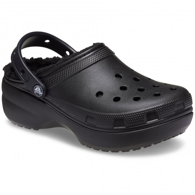 charles clinkard Crocs Classic Platform Lined Womens Clogs