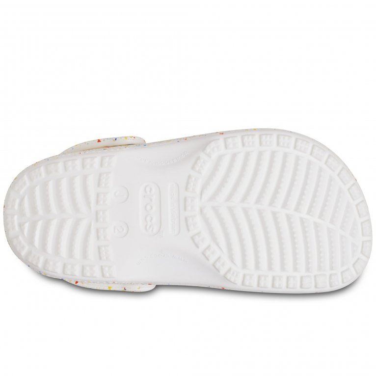 Charles Clinkard Crocs Classic Splatter Paint Kids Clogs