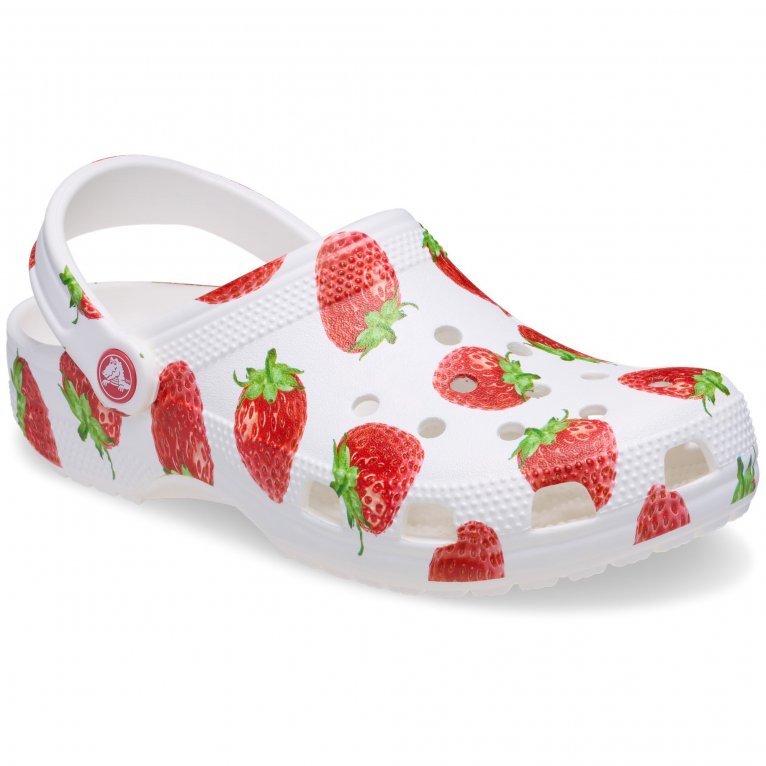 charles clinkard Crocs Classic Womens Graphic Clogs