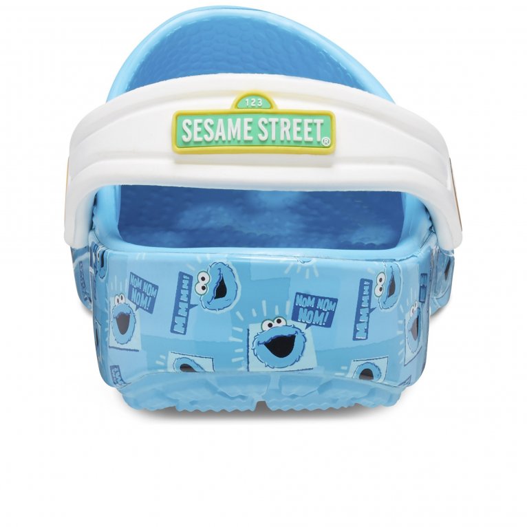 Charles Clinkard Crocs Cookie Monster Classic Kids Clogs