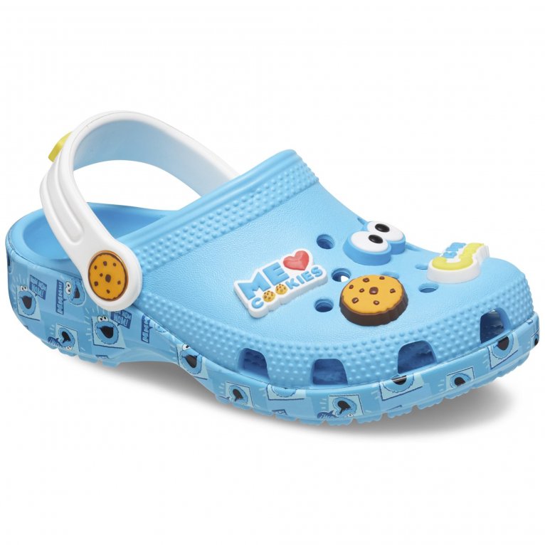 charles clinkard Crocs Cookie Monster Classic Kids Clogs