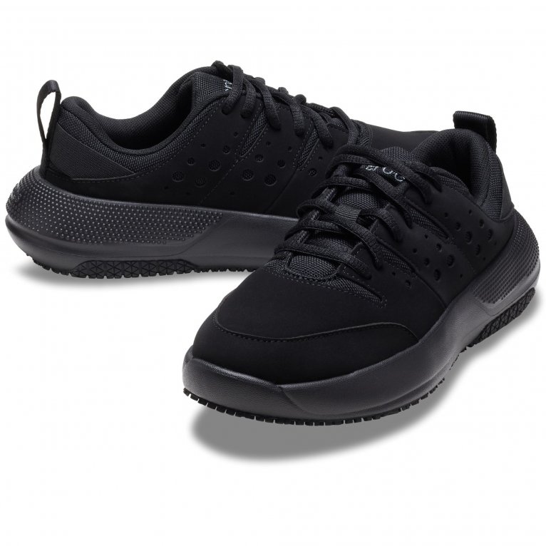 Charles Clinkard Crocs On The Clock Work Womens Trainers