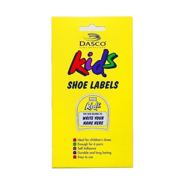 charles clinkard Dasco Kids Shoe Labels - 6 Pack (8701)